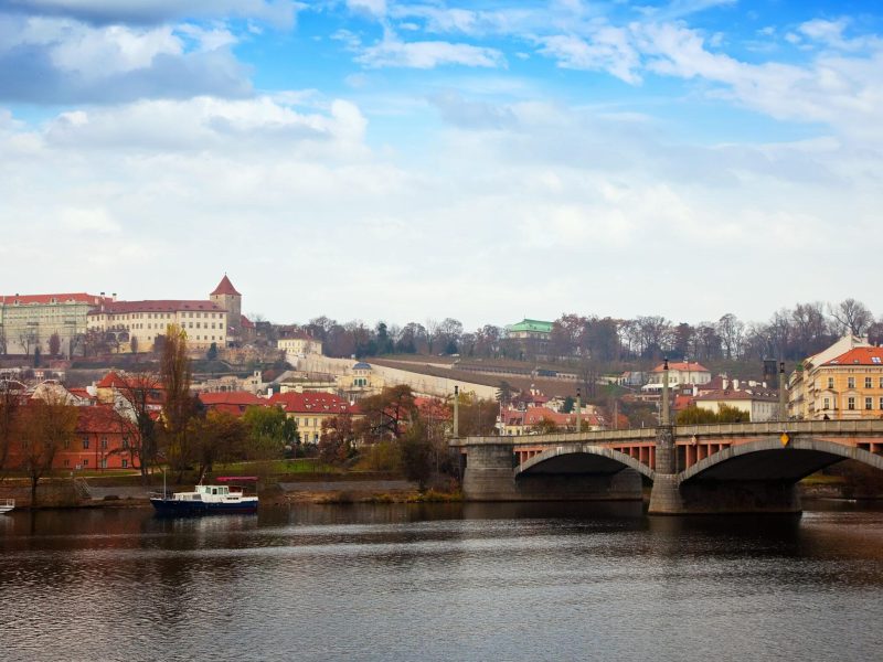 Day view of Prague. Czech Republic